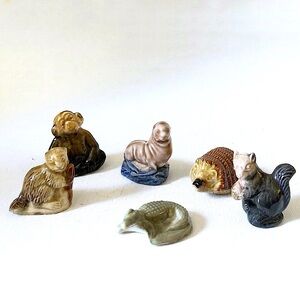 Vintage Wade Red Rose Miniatures Animals Ceramic Figurines Bundle